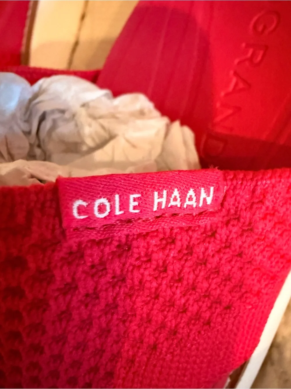 Cole Haan Hot Pink Knit Slip-On Sneaker